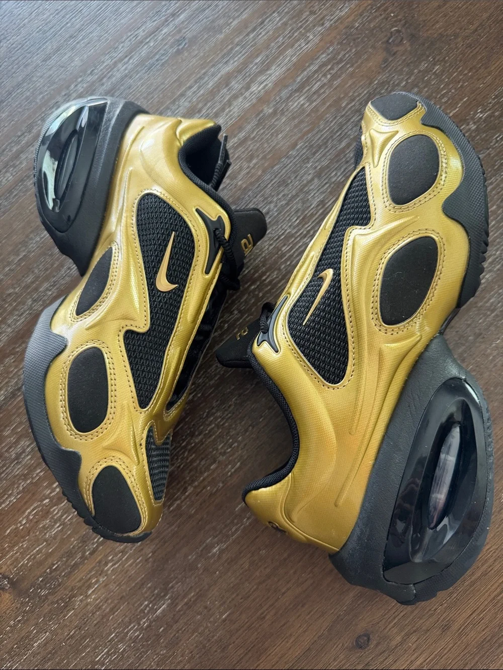 Nike Women's Air Max Muse Shoes in Metallic Gold/Black